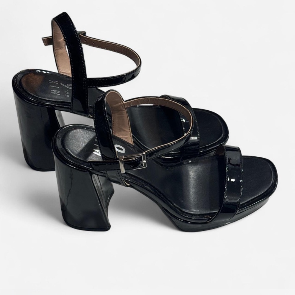 Mix No. 6 Sabria Women’s Platform Sandal in Black Size 8 - Wide